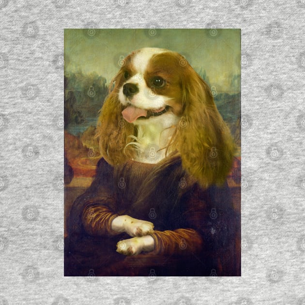 Mona Lisa Cavalier King Charles Spaniel by luigitarini